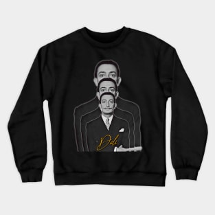 Retro Salvador Dali Fade Tribute Crewneck Sweatshirt